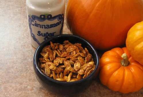 Sugar And Spice Roasted Pumpkin Seeds