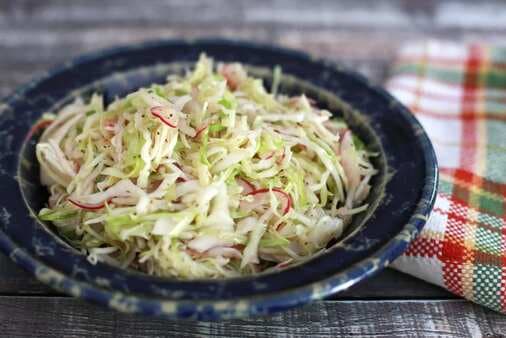 Tangy Coleslaw With Vinegar Dressing