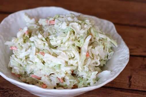 Coleslaw With Creamy Tangy Dressing