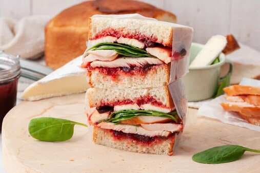 Turkey Cranberry And Brie Sandwich