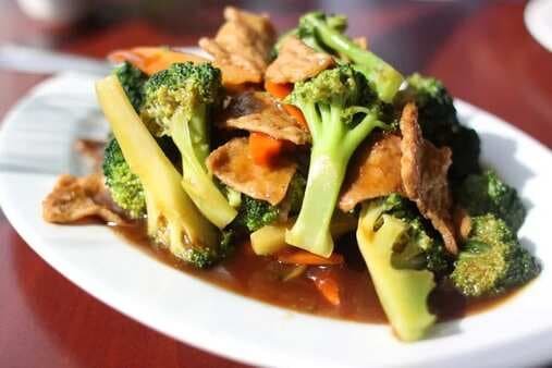 Vegan Chinese Vegetable And Seitan Stir-Fry