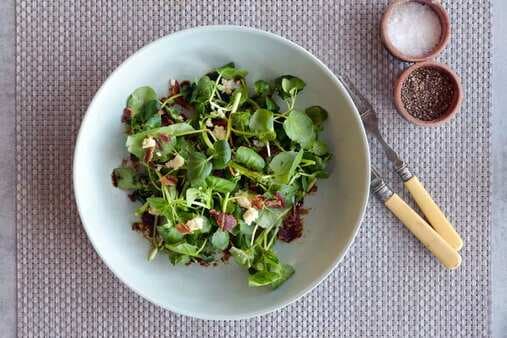 Watercress Bacon And Blue Cheese Salad