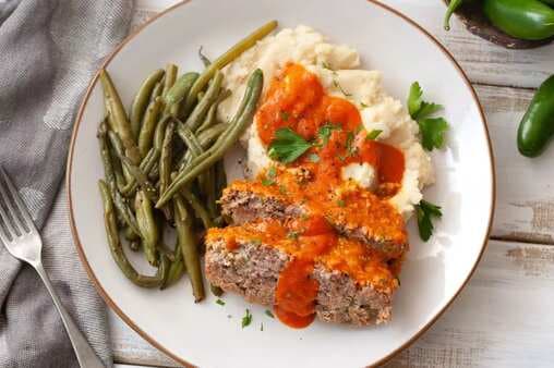 Three Green Chile Meatloaf
