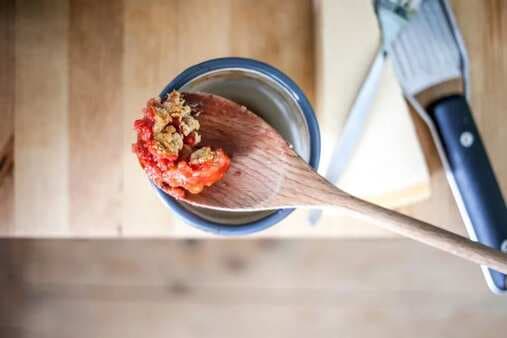 Apple Rhubarb Crisp With Oat Topping