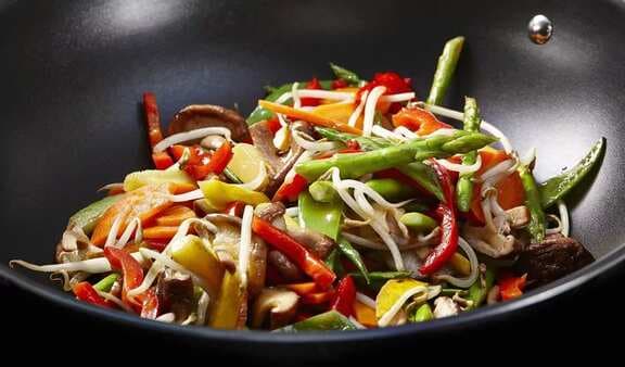 Asparagus With Mixed Vegetables Stir-Fry