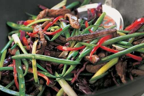 Stir-Fry Beef With Chinese Green Beans