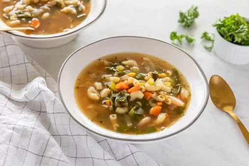 Cannellini White Bean Soup With Swiss Chard