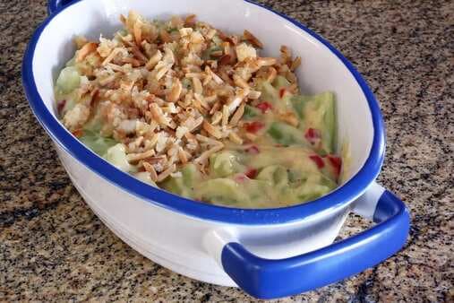 Celery Casserole With Toasted Almond Topping