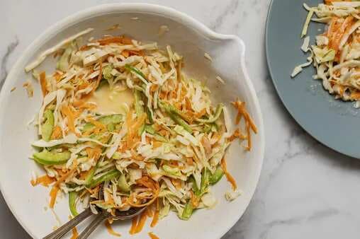 Coleslaw With Vinegar Or Creamy Dressing