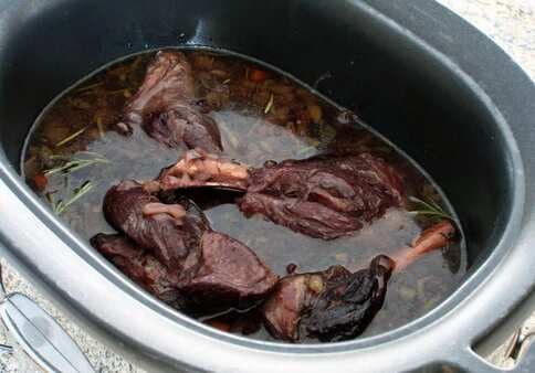 Crock Pot Lamb Shanks With Red Wine
