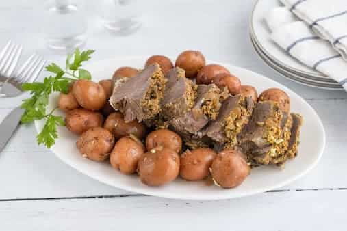 Crockpot Corned Beef And Creamer Potatoes