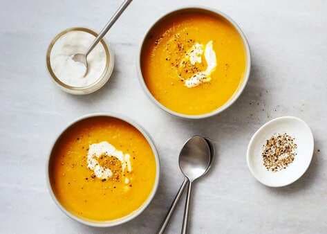 Curried Carrot And Turnip Soup