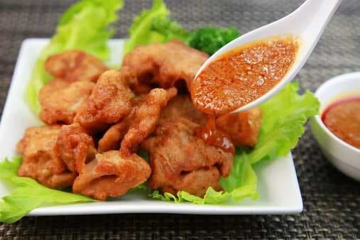 Deep-Fried Chicken With Spicy Hoisin Sauce