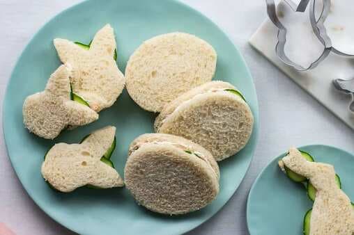 Easter Cucumber Sandwiches