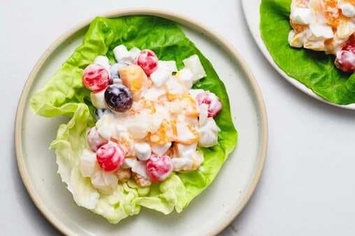 Ambrosia Fruit Salad With Sour Cream Dressing