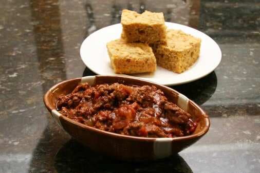 Crock Pot Game Day No-Bean Chili With Ground Beef