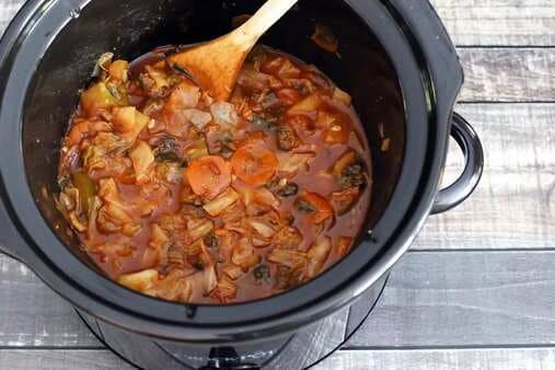 Crock Pot Garden Cabbage Soup