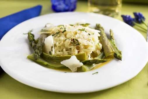 Asparagus And Spring Pea Risotto