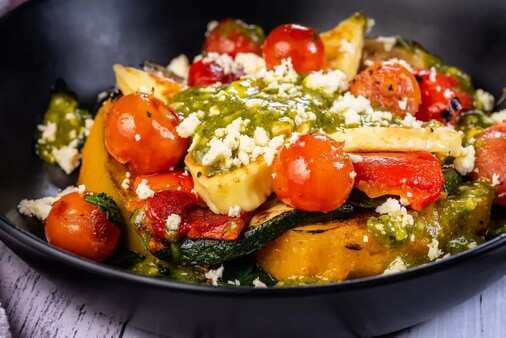 Grilled Mediterranean Vegetable Salad