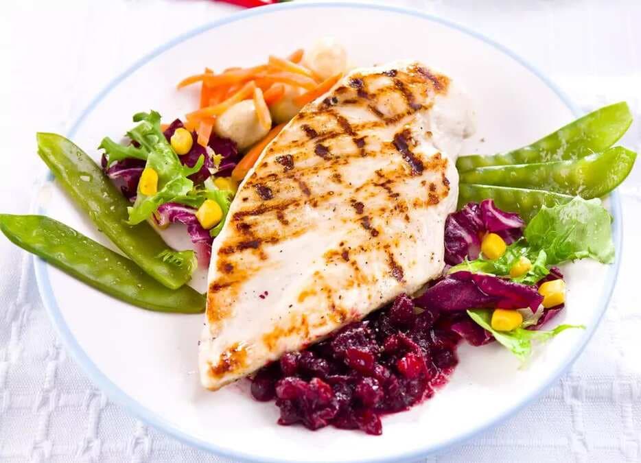Chicken With Cranberry Sauce