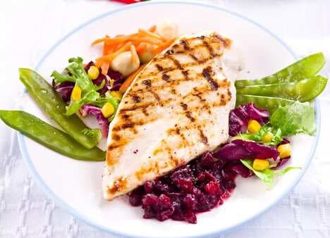 Chicken With Cranberry Sauce