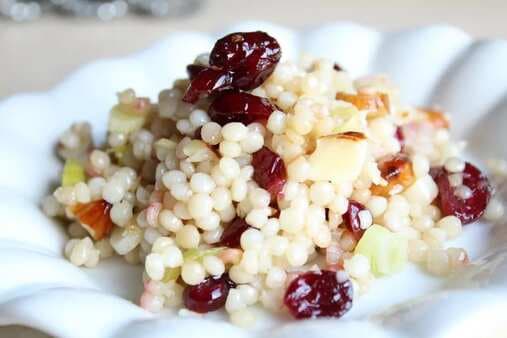 Israeli Couscous With Dried Cranberries And Toasted Almonds