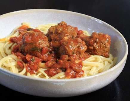 Meatball And Italian Sausage Sauce For A Crowd