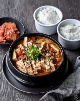 Doenjang Jjigae Aka Korean Soybean Paste Stew