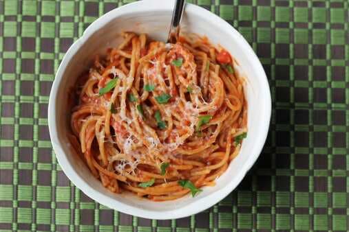 4 Ingredient Instant Pot Spaghetti