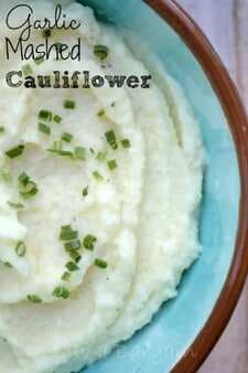 Garlic Mashed Cauliflower