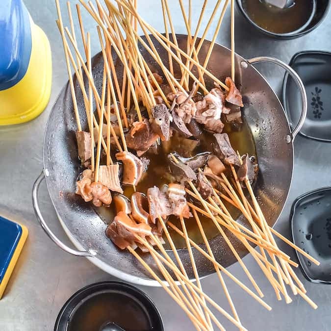Burmese Pork On Stick