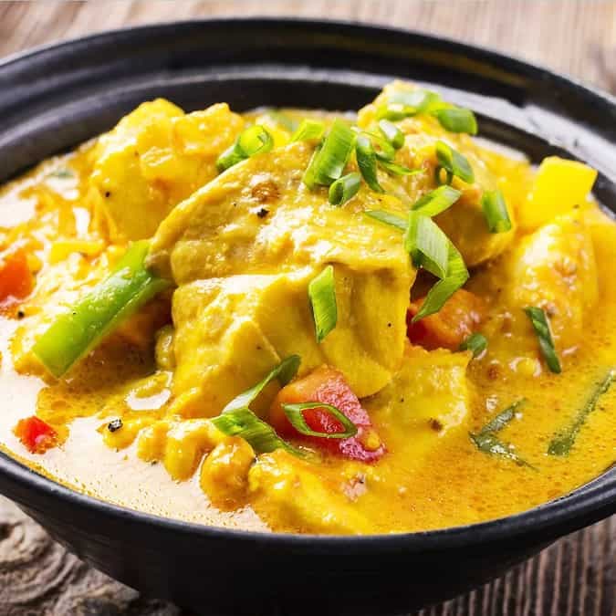 Chinese Style Coconut Fish Curry