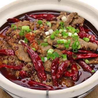 Sichuan Spicy Poached Beef