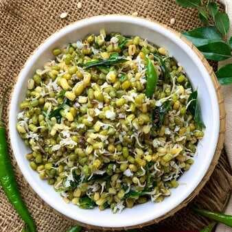 Sprouted Green Moong Dal