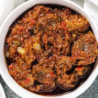 Nigerian Ayamase/Ofada Stew