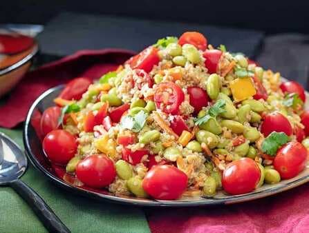 Edamame Salad With Quinoa