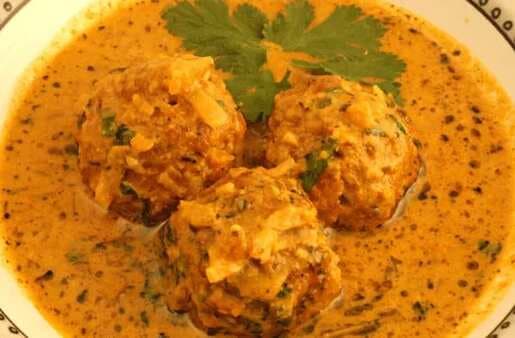 Cabbage Kofta Curry