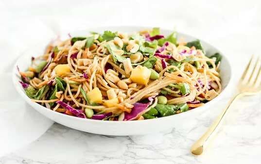 Vegan Asian Peanut Noodle Salad