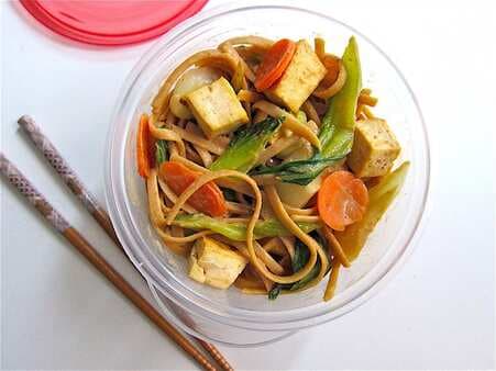 Peanut Noodles With Tofu And Vegetables