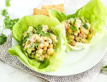 Vegetarian Curry Chickpea Salad