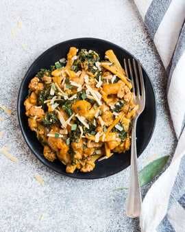 Butternut Squash Pasta With Sausage And Kale