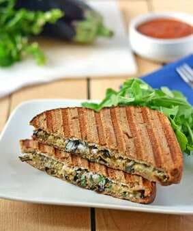 Eggplant Ricotta Grilled Cheese