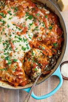 Skillet Lasagna With Italian Sausage, Butternut Squash And Spinach