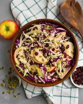 Winter Slaw With Apples And Cranberries