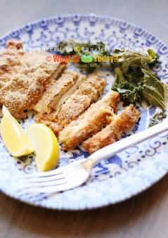 Almond Crusted Pan Fried Chicken