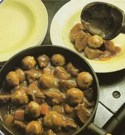 Beef Stew With Parsley Dumplings