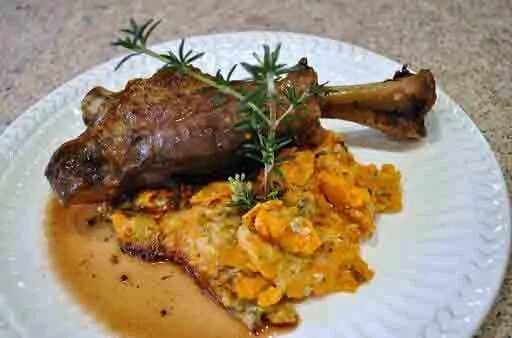 Braised Lamb Shanks With Anchovy Butter