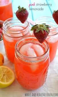 Pink Strawberry Lemonade