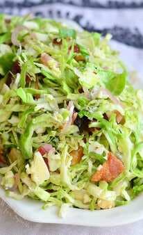 Bacon And Blue Brussels Sprouts Salad