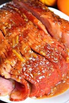 Orange Honey Glazed Baked Ham